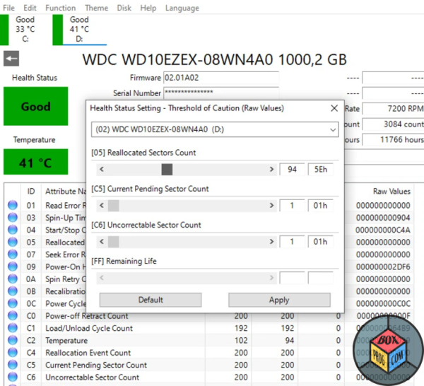 CrystalDiskInfo review for Windows