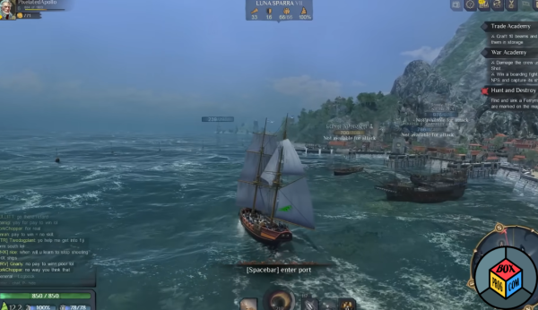 World of Sea Battle online naval warfare PvP battle interface